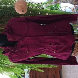 Aeropostale size medium zipper jacket super cute fit zippers on the sides sleeve